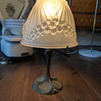 Lampe art deco georges leleu et schneider