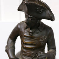 Sculpture ancienne en bronze de Rudolf Kaesbach (1873-1955). Napoléon à cheval