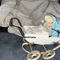 Petit landau Type Doucet pour poupée anciennes taille bleuette