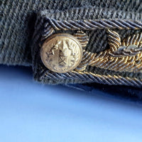 Très beau et très rare Kepi de campagne d'un général de division (avec barre dorée de commandement supérieur)