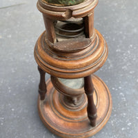 Ancien microscope en bois nuremberg époque xviiieme