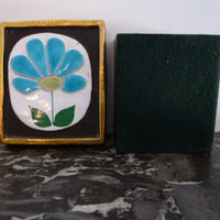 Belle boite coffret bijoux Céramique Emaillée Dorée Mithé Espelt 70 Era Lembo