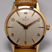 MONTRE ZENITH SPORTO PLOR PROCHE DU NEUF VINTAGE 1960 SWISS WATCH