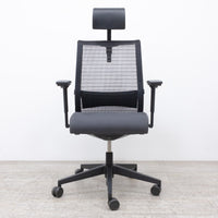 Steelcase Think V1 Gris 3D +Têtière