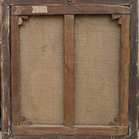 Tableau ancien – Scène religieuse : Ange et enfant – Huile sur toile