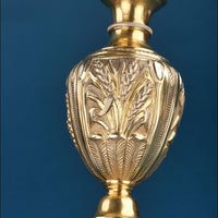 Calice Baroque Ancien Et Patène En Argent Doré 1836