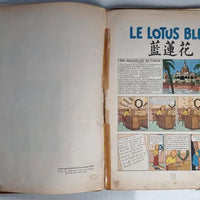 Livre Le Lotus Bleu Tintin