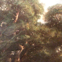Tableau de l'artiste G. Stähly représentant Därligan sur le lac de Thoune