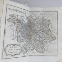 Guide touristique de Rome, édition rare de 1774