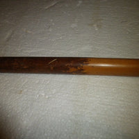 Canne ancienne pommeau or 18k poinçon tête d'aigle