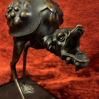 Lampe à huile en bronze