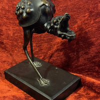 Lampe à huile en bronze