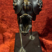 Lampe à huile en bronze