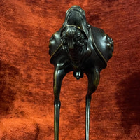 Lampe à huile en bronze