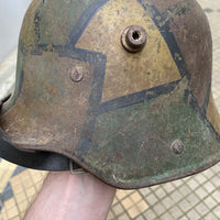 Casque allemand mod.16 camouflé tortue