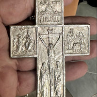 Croix ancienne en argent massif