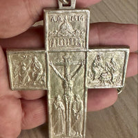 Croix ancienne en argent massif