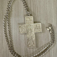 Croix ancienne en argent massif