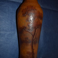 Vase Daum pièce d'exception de la manufacture lorraine
