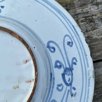 Assiette en faïence