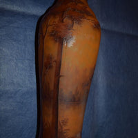 Vase Daum pièce d'exception de la manufacture lorraine