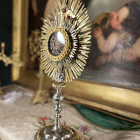 Grand ostensoir avec reliques du XVIIIe siècle