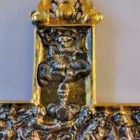 Croix baroque en relief tridimensionnelle du XVIIe/XVIIIe siècle