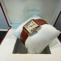 Montre Cartier Tank classique en or jaune 18 carats, référence 1840