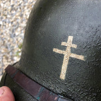 Ancien casque complet armée de libération