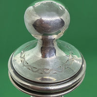 Ancien service à liqueur en argent massif