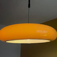 Lampe suspension OVNI emblématique de l'ère spatiale Harvey Guzzini des années 1970