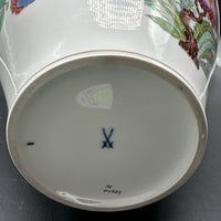 Grande vase à couvercle Meissen