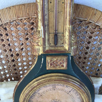 Ancien baromètre-thermomètre style Louis XVI