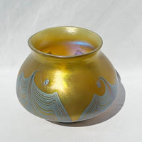 Vase vintage bohème irisé
