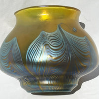 Vase vintage bohème irisé