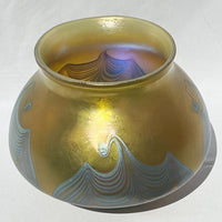 Vase vintage bohème irisé