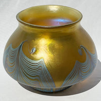 Vase vintage bohème irisé