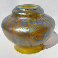 Vase vintage bohème irisé