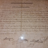 Rare Légion d’Honneur Louis XVIII 1819 –brevet original nominatif et croix ancienne