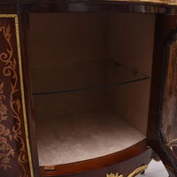 Commode antique en bois marqueté
