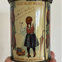 Boite publicitaire chocolat menier