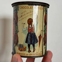 Boite publicitaire chocolat menier