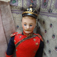 Antique poupée officier soldat