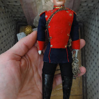 Antique poupée officier soldat
