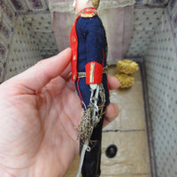 Antique poupée officier soldat