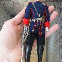 Antique poupée officier soldat