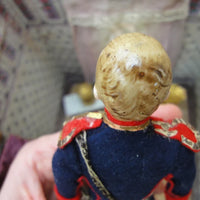 Antique poupée officier soldat