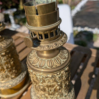 Paire de lampe gagneau système horlogerie carcel