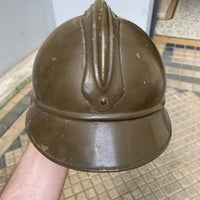 Casque adrian modèle 15 d'origine moutarde
