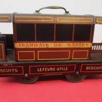 Boîte à biscuit vintage lefebvre